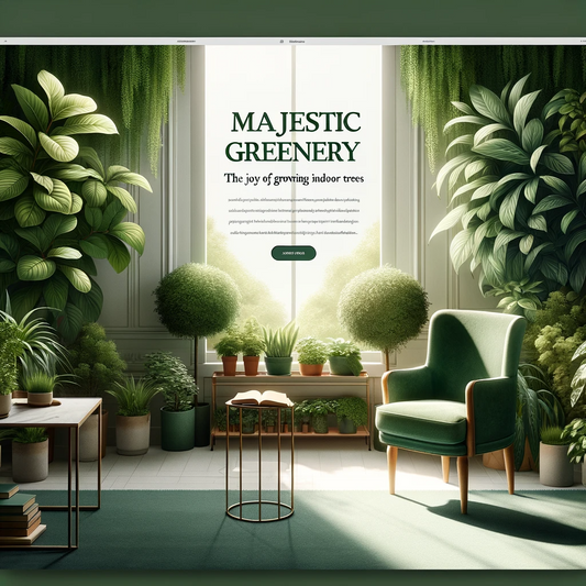 Majestic Greenery: The Joy of Growing Indoor Trees