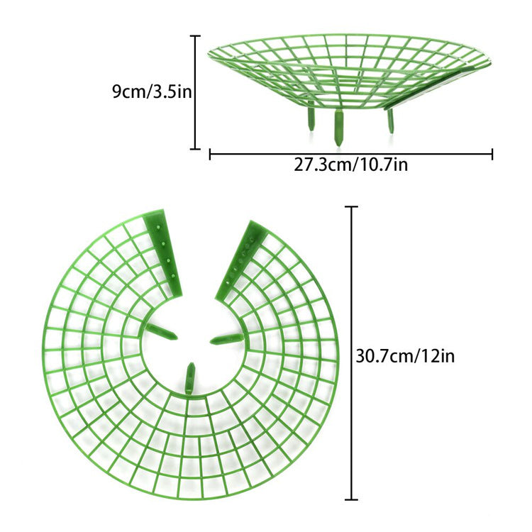 Plant Climbing Vine Support Trellis Flower Rack, Stackable and Interlocking, Set of 6 Plastic Clips for Gardening Frog Shape