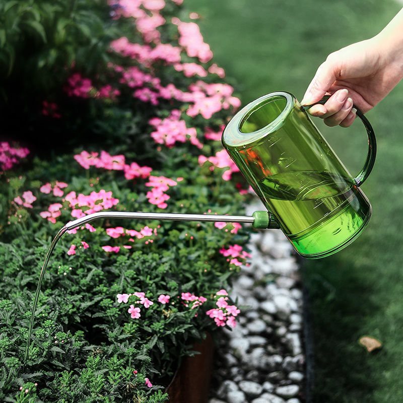 Indoor and Outdoor Watering Can with Long Spout and Fine Nozzle