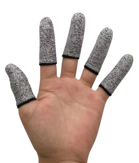 Cut-Resistant Finger Cots Gloves for Gardening, and Precision Work – Durable Metal Picking Protection Finger Covers